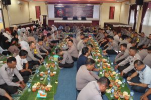 Keluarga Besar Polres Pematangsiantar Punggahan Sambut Bulan Suci Ramadhan/1445 H/2024 M