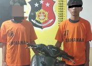 Polsek Perdagangan Resor Simalungun Berhasil Tangkap Dua Tersangka Pencurian Sepeda Motor