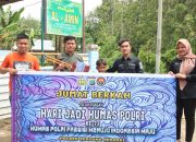Polres Serdang Bebagai berserta Polsek Jajaran melaksanakan kegiatan Jumat Berkah dalam rangka HUT Humas -73 Tahun 2024