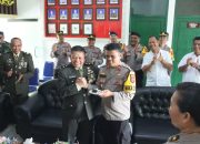 Kapolres Serdang Bedagai Memberikan Kejutan Saat HUT TNI di Kodim 0204/DS*