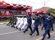 Defile Pasukan dan Alutsista Meriahkan HUT Ke-79 TNI