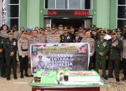 Hut TNI Ke 79, Dandim 0207/Simalungun Dapat Surprise Dari Kapolres Pematang Siantar