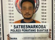 Saat Turun Dari Motor, Polres Pematangsiantar Tangkap Pria Miliki Sabu 1,41 Gram