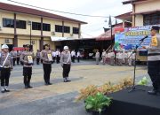 Kapolres Pematangsiantar Pimpin Upacara PTDH Dua Personil
