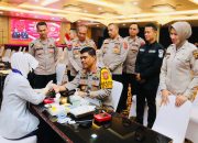 Gelar Bhakti Sosial Donor Darah Serentak Sempena HUT Humas Polri Ke 73, Polda Sumsel Sumbangkan 1.287 Kantong Darah