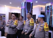 Kapolda Bali Pantau Situasi Lalu Lintas Bali Dari command Center Ditlantas Polda Bali