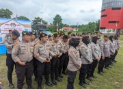 Tim gabungan di Palangka Raya latihan pengamanan Pilkada 2024