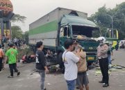 Polisi pastikan tidak ada korban meninggal ditabrak truk kontainer
