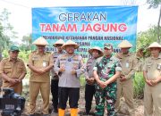 Kapolres Madiun Dukung Program ASTA CITA Presiden Prabowo dengan Penanaman Jagung