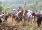 Polres Batu Revitalisasi Puluhan Hektar Lahan Non-Produktif