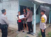 Kepedulian Nyata Buat Warga Kurang Mampu, Kapolsek Gilimanuk Berikan Bantuan Tali Kasih di Lingkungan Asri Timur Gilimanuk