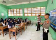 Polres Majene sosialisasikan aturan lalu lintas di kalangan pelajar