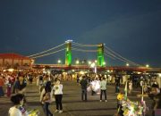 Jembatan Ampera ditutup tiga jam saat malam tahun baru