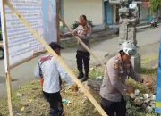 Baliho Himbauan Jelang Nataru 2024 Dipasang Polsek Kawasan Pelabuhan Gilimanuk: Upaya Harkamtibmas