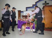 Jelang Perayaan Natal, Polres Sragen Adakan Sterilisasi Gereja, Libatkan K9 dan Personel Pengamanan