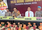 Dipenghujung Tahun 2024, Polresta Sorong Kota Paparkan Kegiatan Operasional Dan Pelayanan Masyarakat