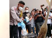 Polisi rebus barang bukti Narkoba 8 kilogram di Lombok Tengah 
