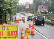 Pemkot imbau warga tidak lewati jalan simpang Kota Piring usai longsor