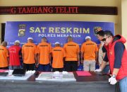 Polisi Jambi tangkap delapan tersangka penambangan emas tanpa izin
