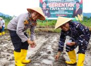 Polres Lingga Kepri laksanakan program tanam jagung di lahan 4 hektare