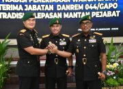 Brigjen TNI Adri Koesdyanto Lanjutkan Tongkat komando Korem 044/Gapo