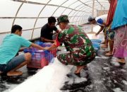 Kodim Majene dampingi warga pesisir kembangkan usaha garam