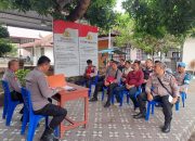 SOP (Standard Operasional Prosedur) dan Ketahanan Pangan Sebagai Penekanan Pada Jam Pimpinan Oleh Kapolsek Gilimanuk