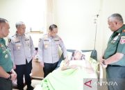 Kapolda dan Pangdam besuk anggota Polri pascainsiden di Tarakan