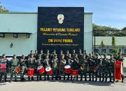 Kasrem 132/Tdl Pimpin Penutupan Latihan Musik Militer Ajenrem 132/Tdl