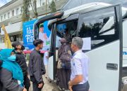 Pemkot Cimahi berangkatkan 585 warga mudik gratis tujuan Jawa Tengah