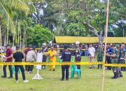71 reka adegan diperagakanl dalam rekonstruksi sabung ayam di Waykanan