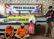 Polres Lampung Selatan ungkap kasus mayat wanita di kamar kontrakan