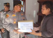 Wujudkan Kepedulian Terhadap Anak Yatim Piatu, Kapolsek Gilimanuk Berikan Bantuan Tali Kasih