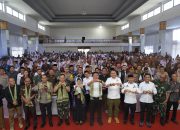 Pastikan PSU Berjalan Tertib dan Aman, Pangdam II/Sriwijaya Ikuti Deklarasi Damai di Empat Lawang