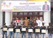 Polisi terima penghargaan Bupati Agara usai gagalkan peredaran narkoba