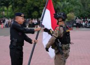 Polda Banten Sambut 98 Personel Sat Brimob Purna Tugas Operasi Amole II