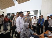 Kapolda Bersama Gubernur Monitoring Peringatan Hari Buruh