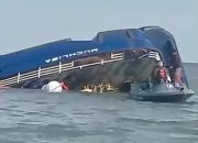Kapal Feri Muchlisa Tenggelam di Perairan Penajam, Kalimantan Timur