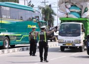 Truk ODOL Dihentikan! Satlantas Polres Madiun Gelar Razia di Dumpil