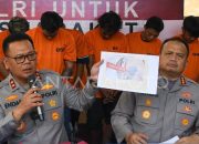 Polisi ringkus 9 tersangka penembakan di hiburan malam Samarinda