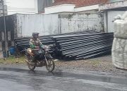 Vendor Pemasang Tiang Internet  di Ruas Jalan Wangon – Batas Jateng  Jabar Tidak Memiliki Ijin