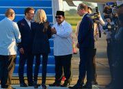 Presiden Prabowo antar langsung keberangkatan Macron ke Singapura