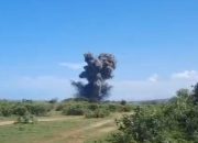 Pantai lokasi ledakan amunisi di Garut jauh dari permukiman warga