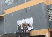 Kejati Bengkulu pasang plang sita Mega Mall dan PTM terkait korupsi