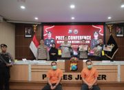 Polres Jember tangkap dua pelaku pembunuhan yang kabur ke Malaysia