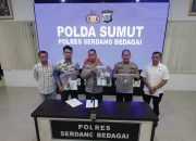 Polres Sergai Gelar Press Release Kasus Curat, 1 Tersangka Diamankan, 2 Buron
