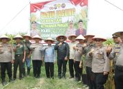 Kapolres Sergai Bersama Forkopimda Panen Raya Jagung Serentak Kuartal II Tahun 2025