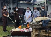 Kejari Sergai Musnahkan Barang Bukti  Kasus Narkotika