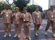 Kepala daerah pakai loreng cokelat saat memulai retret gelombang II