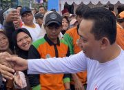 Kapolri sapa warga-nyanyi di CFD jelang puncak HUT Ke-79 Bhayangkara